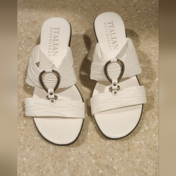 Italian Shoemakers Woman's Finer Wedge Sandle's Size 6M $18 - Picture 5 of 11